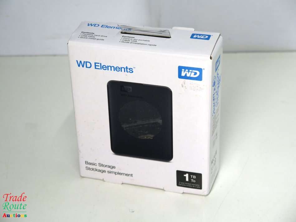 WD Elements 1TB External Hard Drive - BOXED
