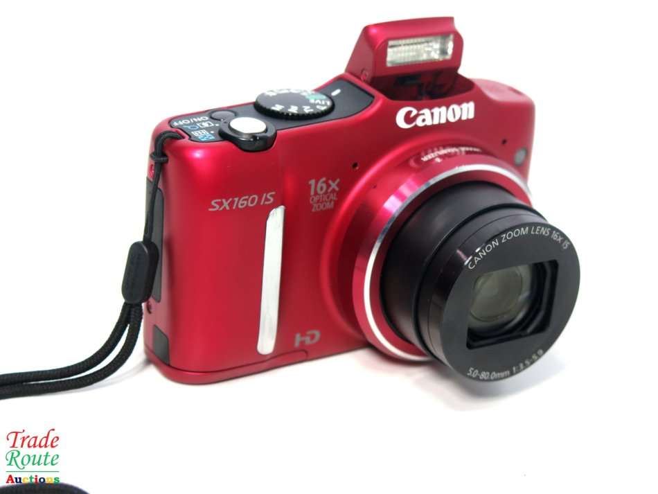 Canon PowerShot SX160 IS 16.0 MP Digital Camera with 16x Wide-Angle Optical Image Stabilized Zoom