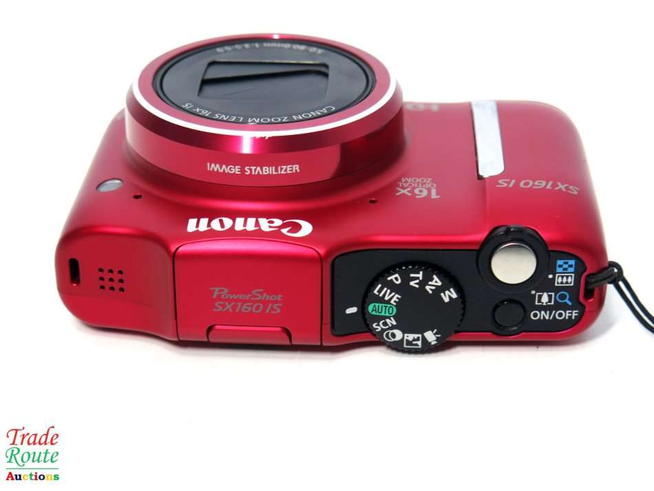 Canon PowerShot SX160 IS 16.0 MP Digital Camera with 16x Wide-Angle Optical Image Stabilized Zoom