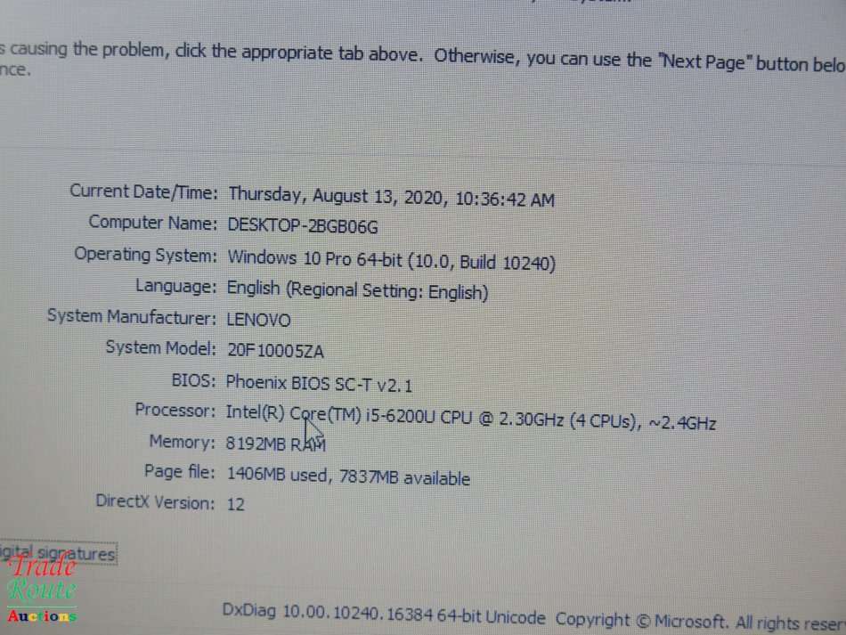 LENOVO THINKPAD L560 FULL HD 15.6 inch LAPTOP | CORE i5 6200U 6th Gen 2.3GHz | 8GB RAM | 250GB SSD