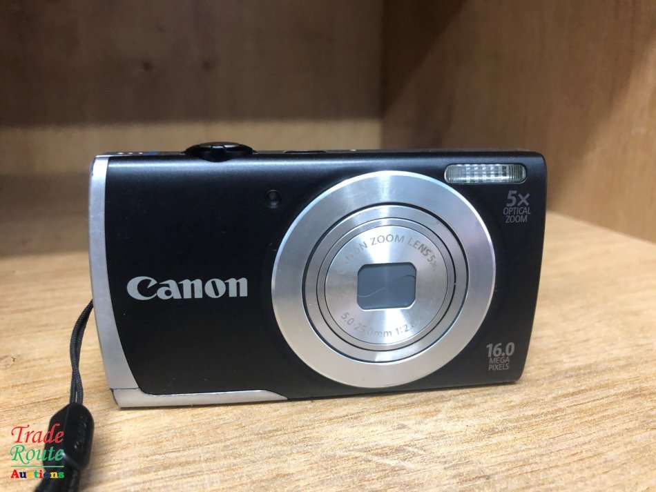 Canon PowerShot A2500 16MP Digital Camera with 5x Optical IS Zoom with 2.7-Inch LCD (BLACK)