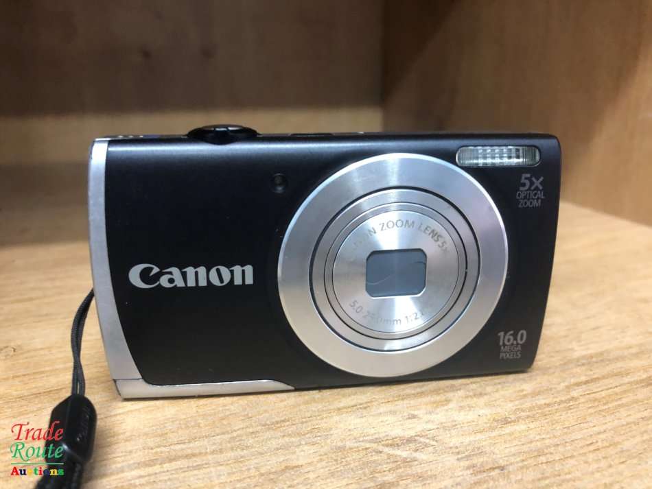 Canon PowerShot A2500 16MP Digital Camera with 5x Optical IS Zoom with 2.7-Inch LCD (BLACK)