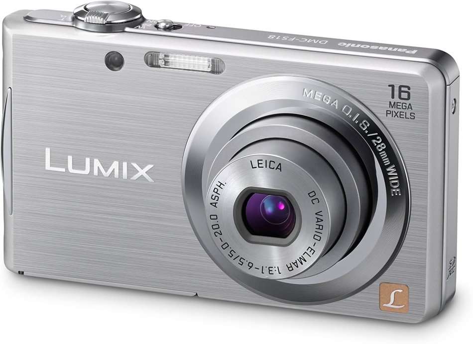 Panasonic Lumix FS18 Digital Camera - Silver (16.1MP, 4x Optical Zoom) 2.7 inch LCD