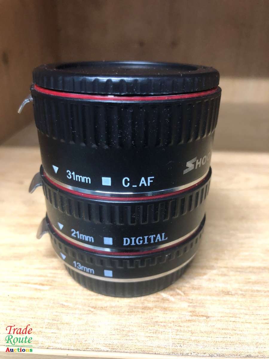 SHOOT AF Auto Focus Macro Extension Tube Set for Canon EOS EF EF-S Lens DSLR Cameras