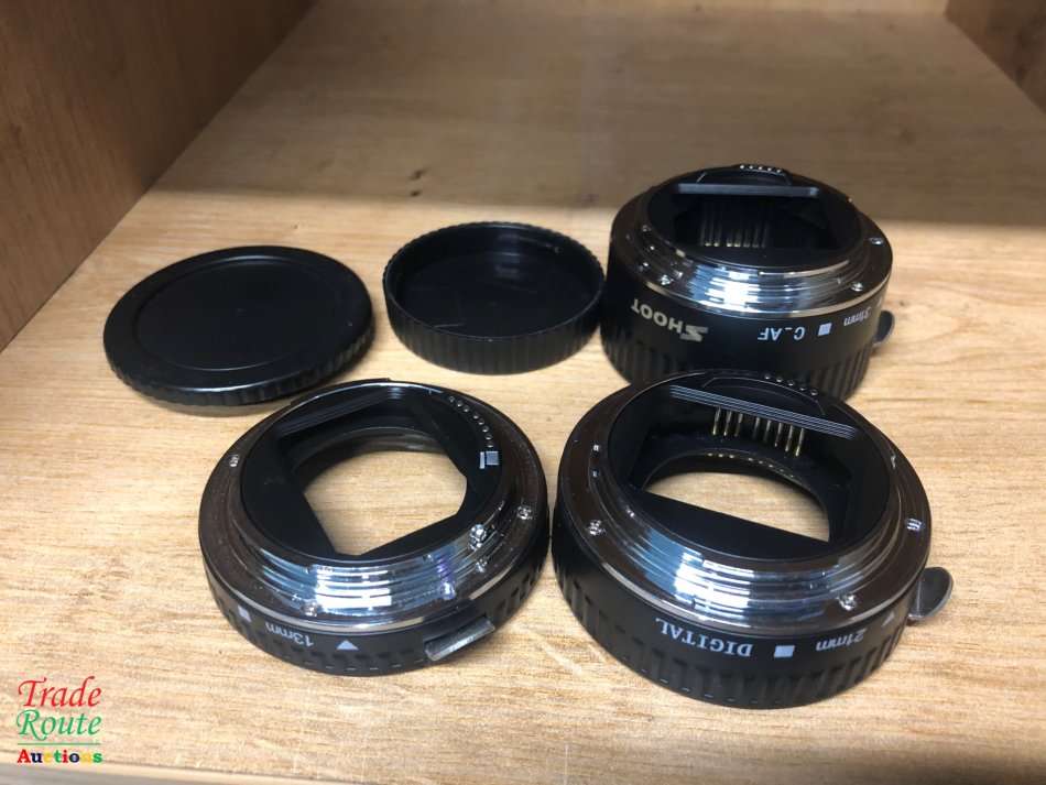 SHOOT AF Auto Focus Macro Extension Tube Set for Canon EOS EF EF-S Lens DSLR Cameras