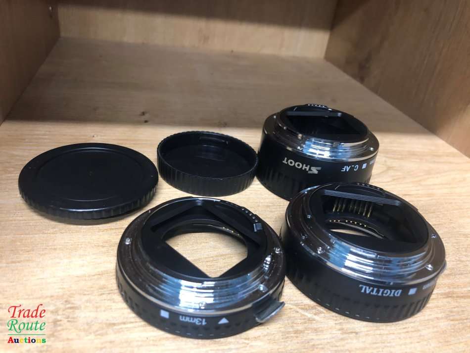 SHOOT AF Auto Focus Macro Extension Tube Set for Canon EOS EF EF-S Lens DSLR Cameras