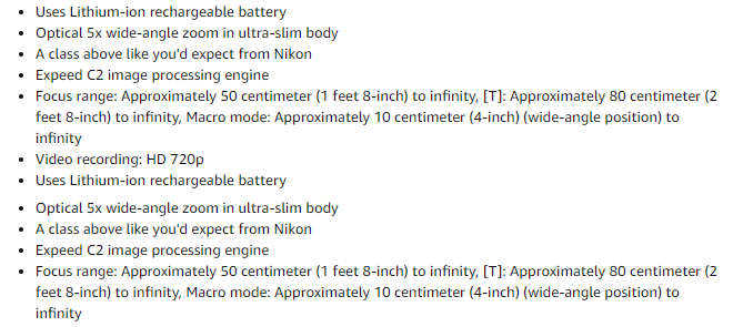 Nikon Coolpix S2600 ( 14MP, 5 x Optical Zoom, 2.7 -inch LCD ) - Digital Camera