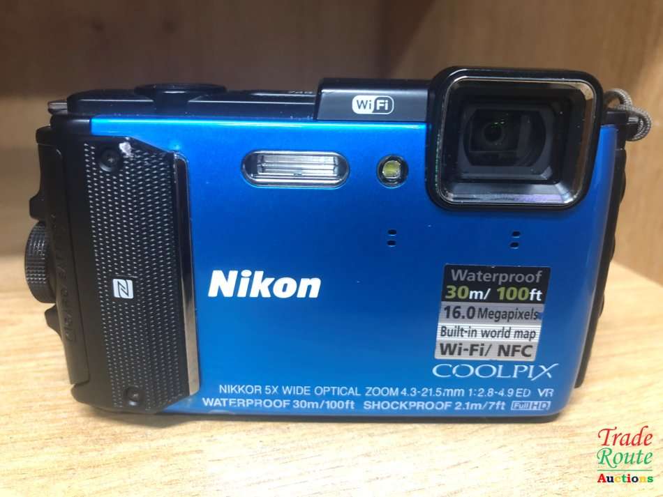 Nikon COOLPIX AW130 16 MP CMOS Waterproof Digital Camera with GPS & Full HD 1080p Video