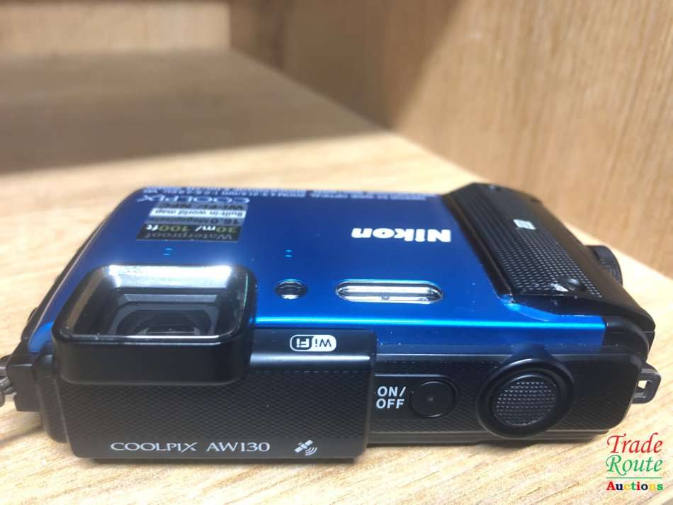 Nikon COOLPIX AW130 16 MP CMOS Waterproof Digital Camera with GPS & Full HD 1080p Video
