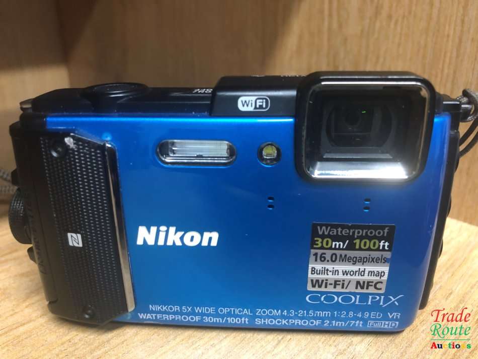 Nikon COOLPIX AW130 16 MP CMOS Waterproof Digital Camera with GPS & Full HD 1080p Video