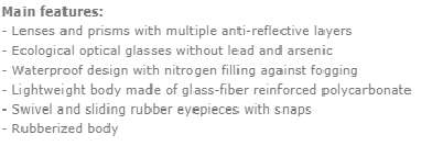 NIKON PROSTAFF 5 P511 10X42 Binoculars [waterproof] + Pouch