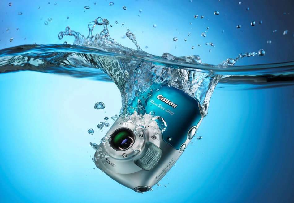 Canon PowerShot D10 12.1 MP Waterproof Digital Camera with 3x Optical Image Stabilized Zoom
