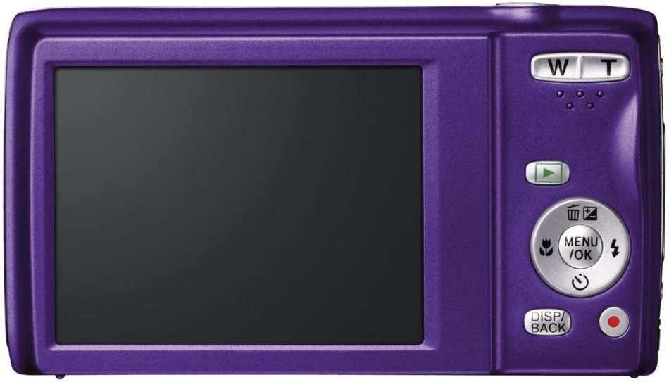Fujifilm JZ100 14MP Point and Shoot Camera (Purple) with 8X Optical Zoom -  2.7 inch LCD Screen