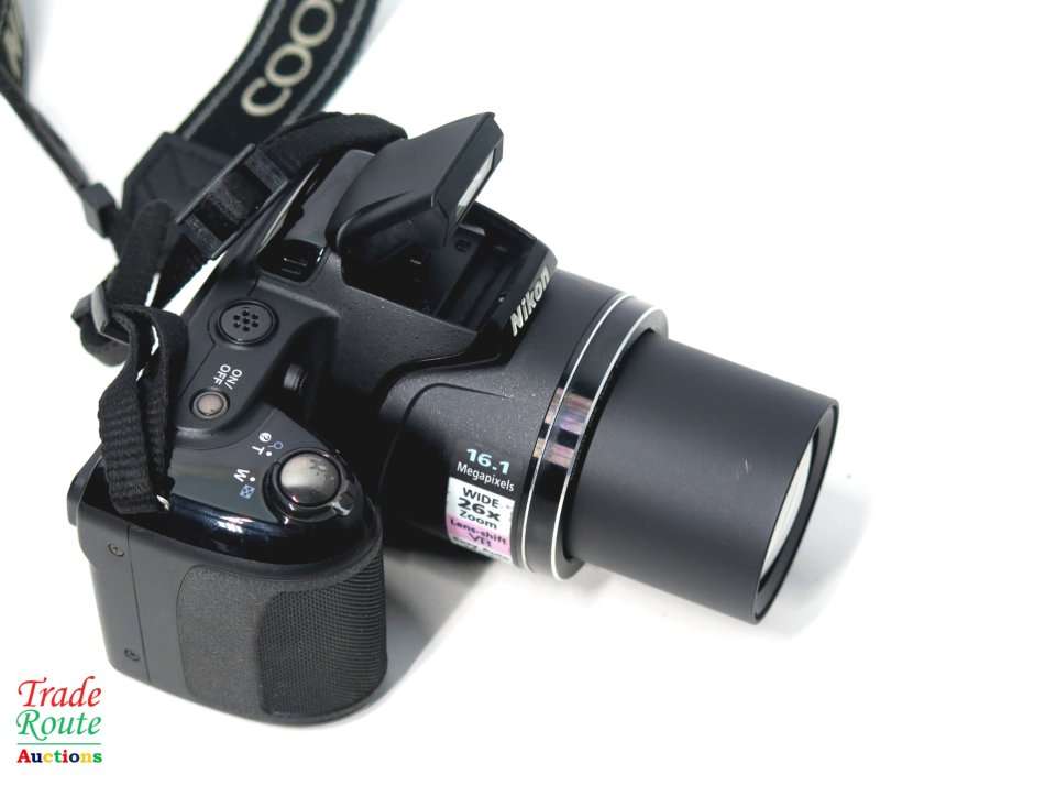 Nikon Coolpix L320 16.1MP Digital Camera with 26x Optical Zoom [ BLACK ] 720p HD Video