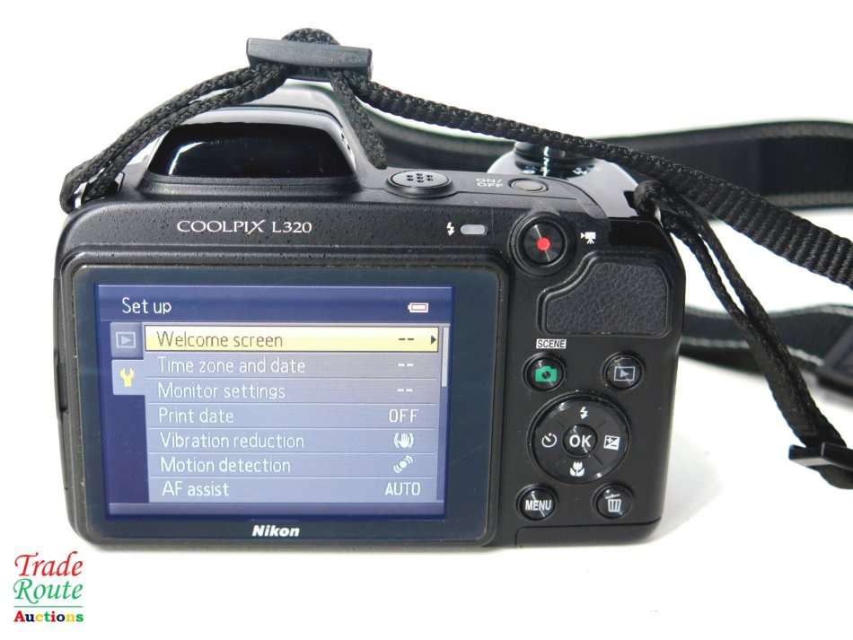 Nikon Coolpix L320 16.1MP Digital Camera with 26x Optical Zoom [ BLACK ] 720p HD Video