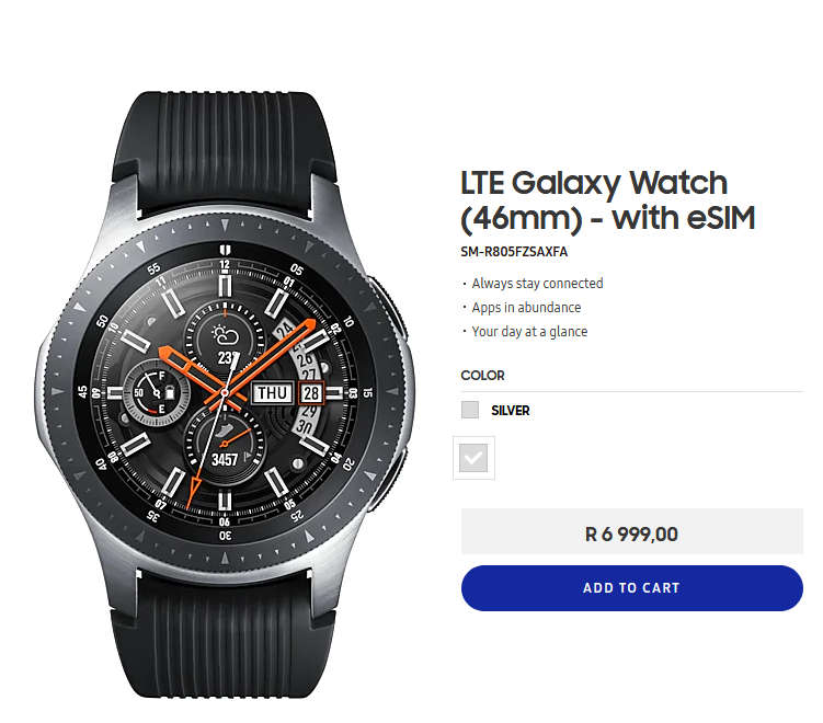 SAMSUNG GALAXY WATCH 46MM SM-R805F