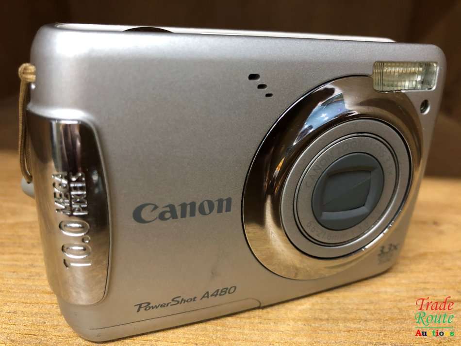 Canon PowerShot A480 10 MP Digital Camera with 3.3x Optical Zoom and 2.5-inch LCD (Silver)