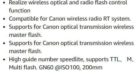 YONGNUO YN600EX-RT II Wireless Flash Speedlite with Optical Master and TTL HSS for Canon
