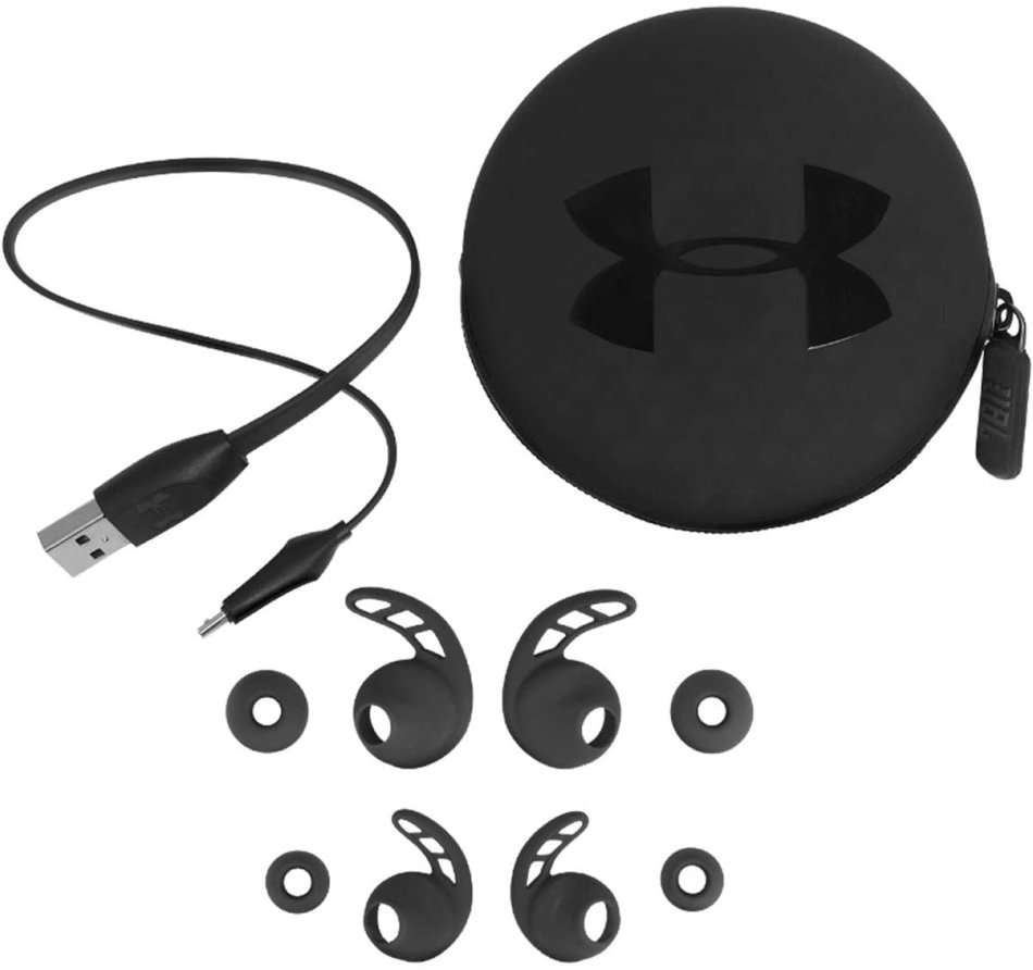 BRAND NEW JBL Under Armour Sport Wireless React Bluetooth/Waterproof IPX7  In-Ear Headphones (Black)