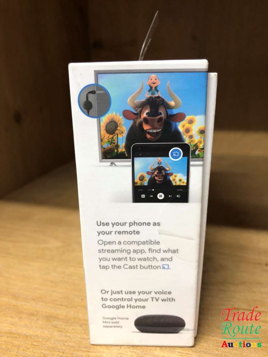 Google Chromecast (3rd Generation) - Charcoal - Boxed