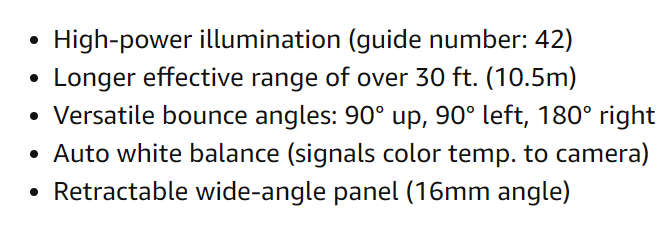 Sony HVL-F42AM Digital Camera Flash for Sony Alpha Series