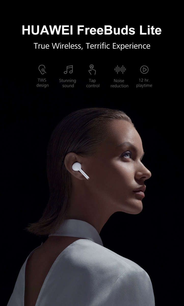 Huawei FreeBuds Bluetooth Headset (CM-H1-CC) - White