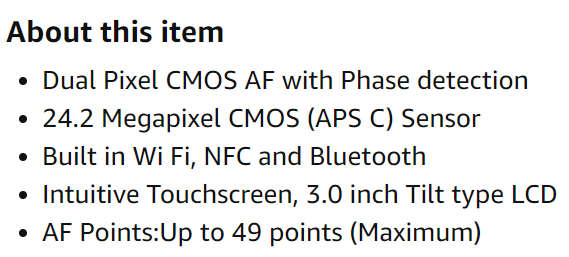 Canon EOS M100 24.2 Megapixel Mirrorless Camera with Canon 15-45mm Lens