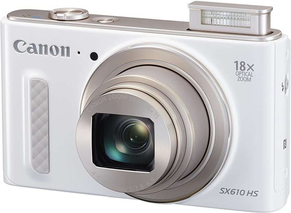 Canon SX610 HS PowerShot Point and Shoot Digital Camera - White