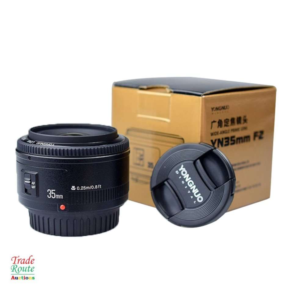 Yongnuo YN 35mm F2 Wide Angle Lens for Canon - Fits Canon DSLR Cameras [ PRIME LENS ]