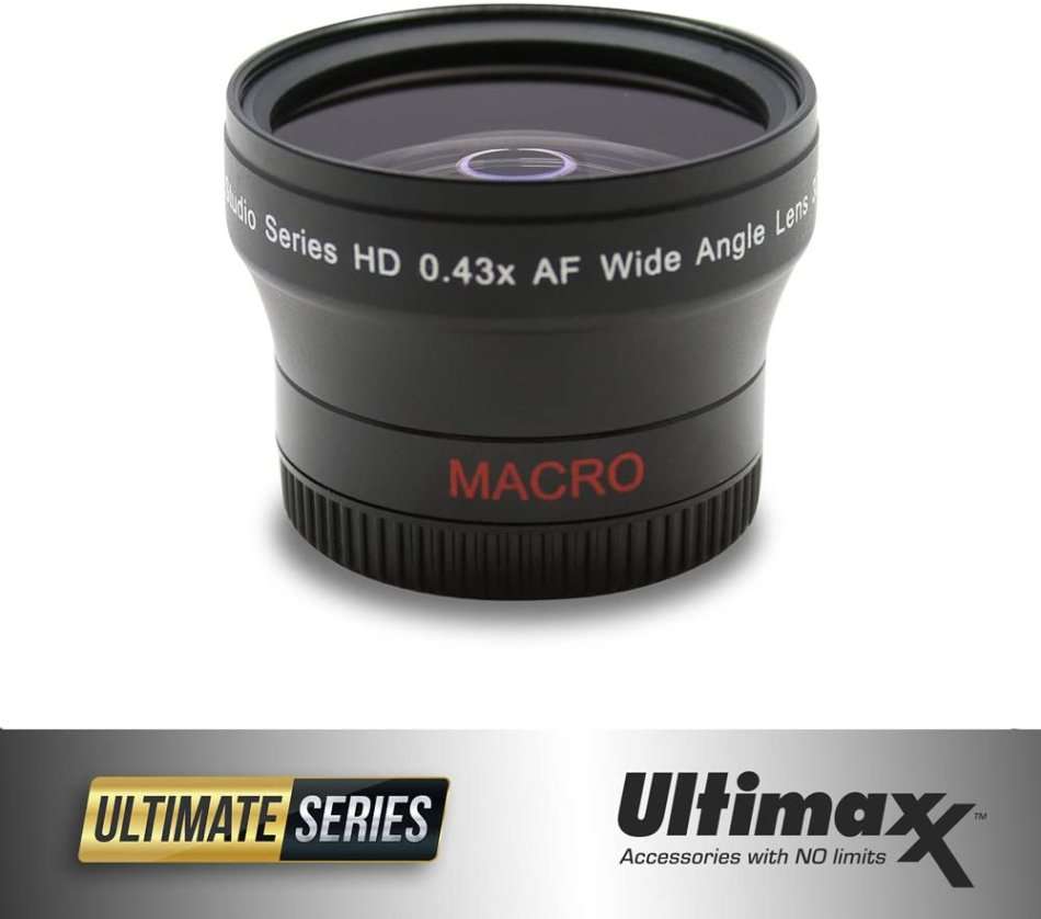 ULTIMAXX 0.43x Professional Wide Angle Lens with Macro (52mm)