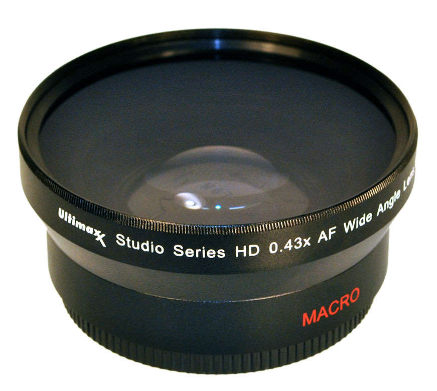 ULTIMAXX 0.43x Professional Wide Angle Lens with Macro (52mm)