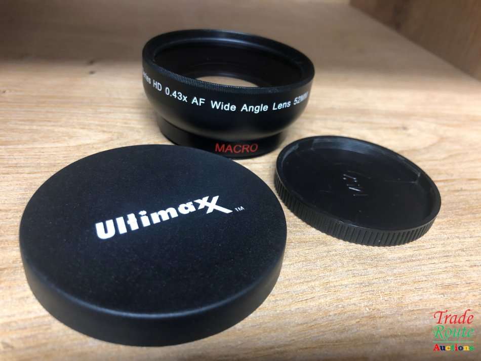ULTIMAXX 0.43x Professional Wide Angle Lens with Macro (52mm)