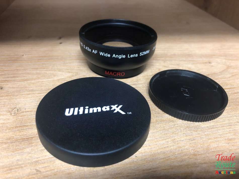 ULTIMAXX 0.43x Professional Wide Angle Lens with Macro (52mm)