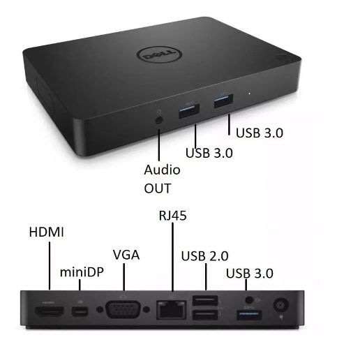 Dell business dock WD15 - Docking Station - [NO POWER ADAPTER] K17A USB-C K17A001