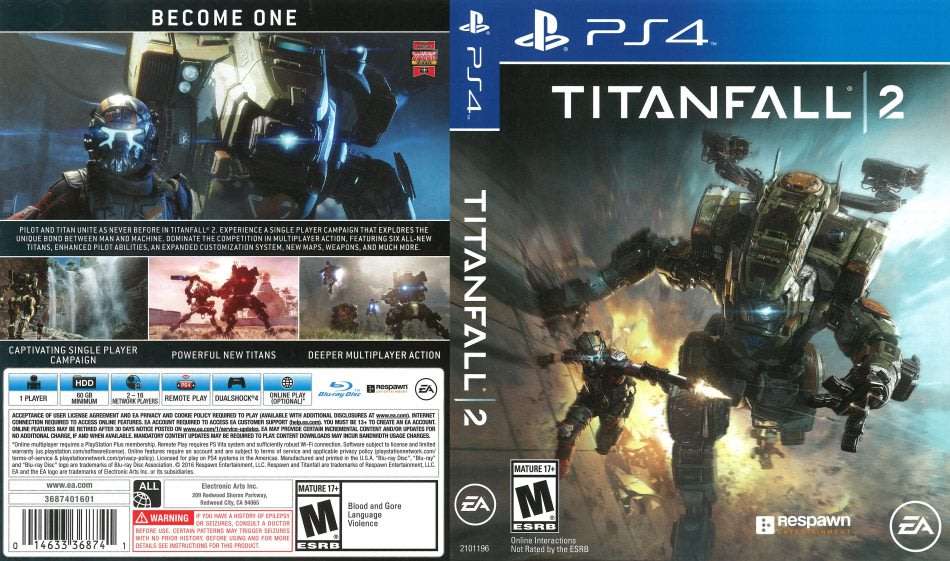 TITANFALL 2 -  PS4 GAME - PLAYSTATION 4 GAME