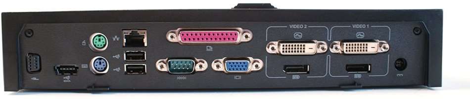 Dell PR02X Port Replicator - Dell Latitude Laptop Docking Station [NO POWER ADAPTER]