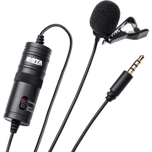BOYA BY-M1 Lavalier Microphone - Superb sound for Presentations & Video recording