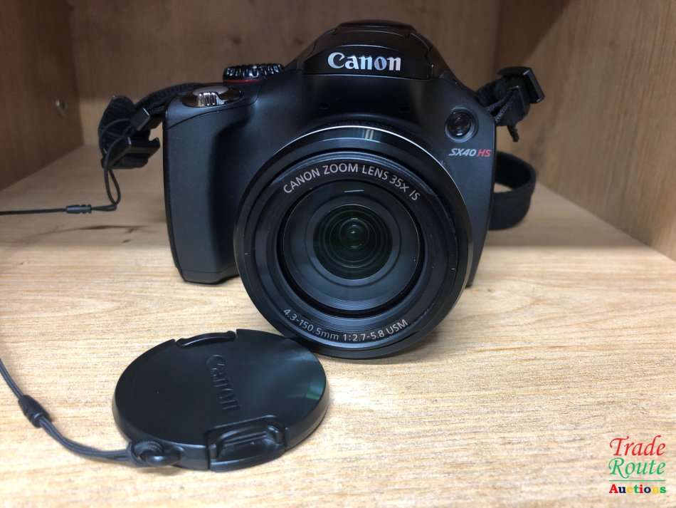 Canon PowerShot SX40 HS Digital Camera - Black (12.1MP, Super Wide Angle, 35x Optical Zoom) 2.7 inch