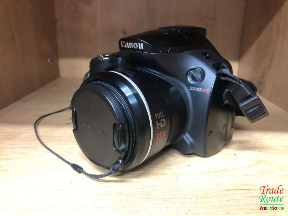 Canon PowerShot SX40 HS Digital Camera - Black (12.1MP, Super Wide Angle, 35x Optical Zoom) 2.7 inch