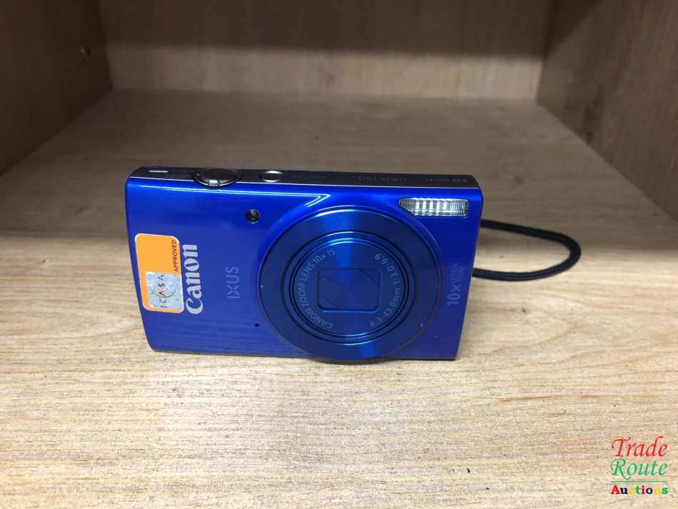 Canon IXUS 190 [Blue] 20MP Digital Compact Camera with 10x Zoom Lens