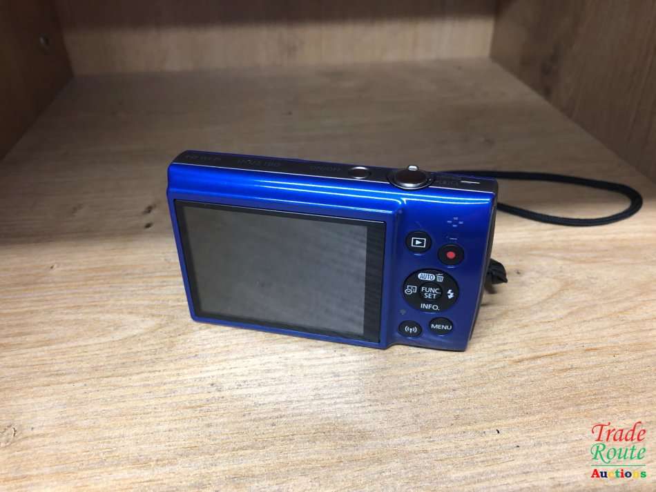 Canon IXUS 190 [Blue] 20MP Digital Compact Camera with 10x Zoom Lens