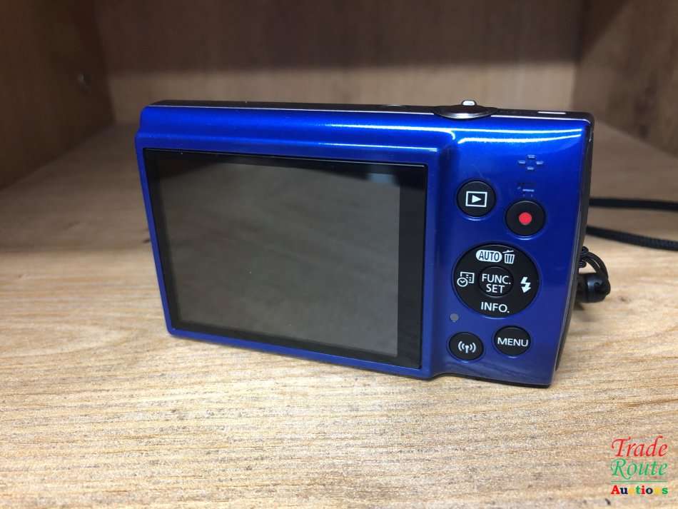 Canon IXUS 190 [Blue] 20MP Digital Compact Camera with 10x Zoom Lens