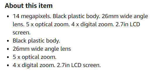 Nikon Coolpix S2600 ( 14MP, 5 x Optical Zoom, 2.7 -inch LCD ) - Digital Camera