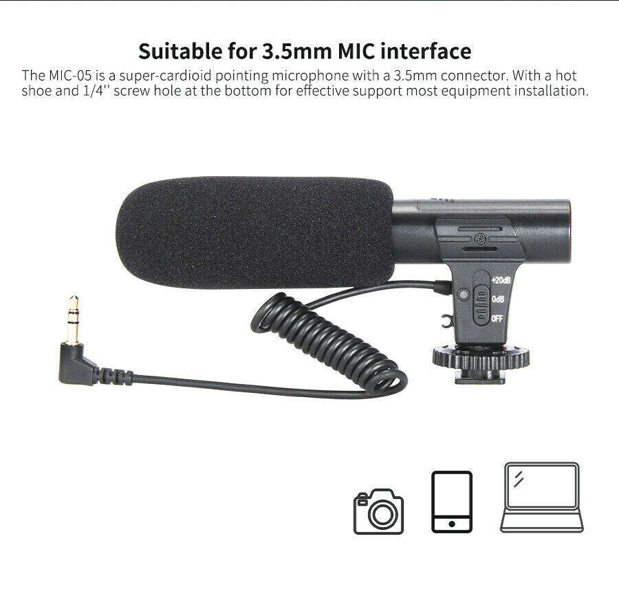 VIDEO MICROPHONE CAMERA UNIVERSAL - MIC 05