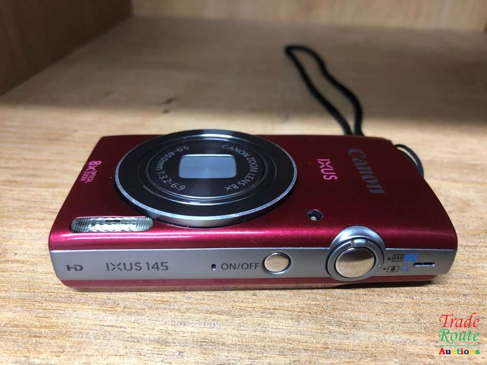 Canon IXUS 145 HD Digital Camera 16 MP 8X Optical Zoom 2.7 -inch LCD | RED