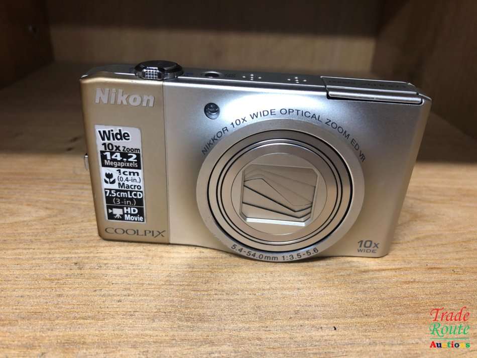 Nikon Coolpix S8000  14.2MP Digital Camera with 10x Optical  Zoom 2.7inch LCD