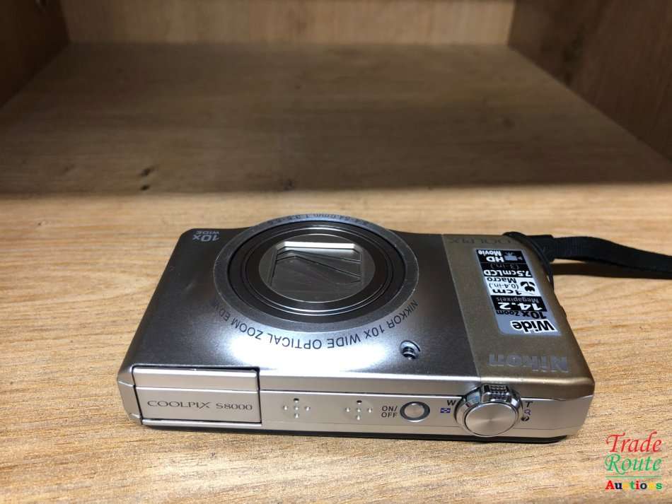 Nikon Coolpix S8000  14.2MP Digital Camera with 10x Optical  Zoom 2.7inch LCD