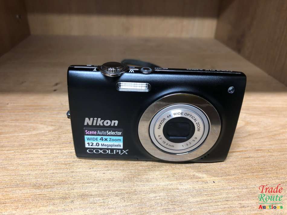 Nikon Coolpix S2500 Digital Camera - Black (12MP, 4x Optical Zoom) 2.7 inch LCD