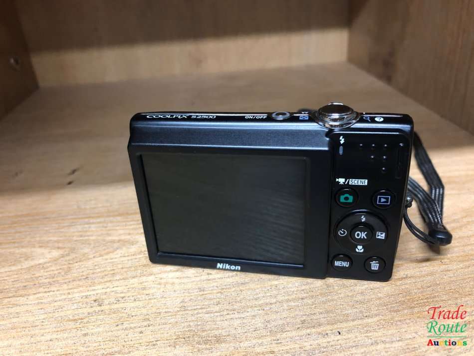 Nikon Coolpix S2500 Digital Camera - Black (12MP, 4x Optical Zoom) 2.7 inch LCD