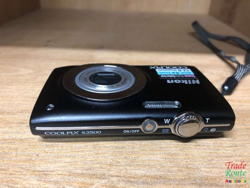 Nikon Coolpix S2500 Digital Camera - Black (12MP, 4x Optical Zoom) 2.7 inch LCD
